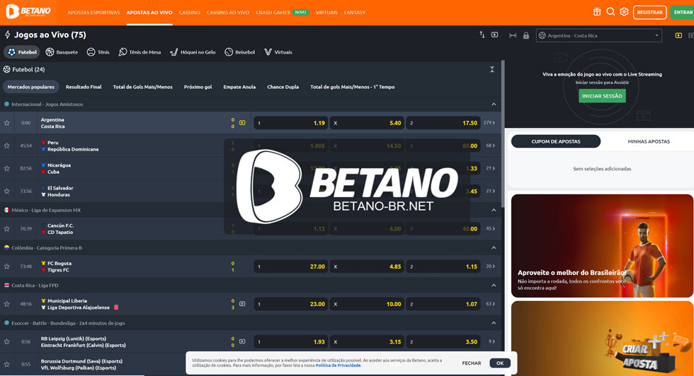 Desenvolvimento de Betano Casino