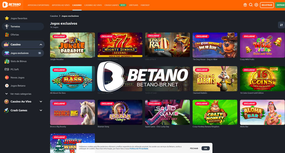 Experiência do usuário no Betano Casino